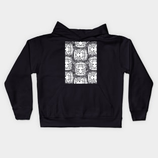 Radish/Carrot and Knife Coat of Arms Kids Hoodie